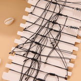 12 Pcs Letter Love Crystal Alloy Bracelet for Women