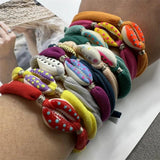 Colorful Dot Shell Charm Bracelet Cotton Line Braid String Jewelry