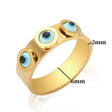 Stainless Steel Eyes Charm Cuff Bangle Bracelet for Women