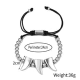 Stainless Steel Classic Horns Bracelet Fine Braiding Jewelry