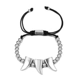 Stainless Steel Classic Horns Bracelet Fine Braiding Jewelry