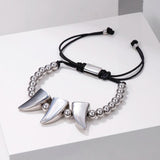 Stainless Steel Classic Horns Bracelet Fine Braiding Jewelry