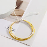 Boho Colorful Hand Woven Rope Chain Bracelet Set