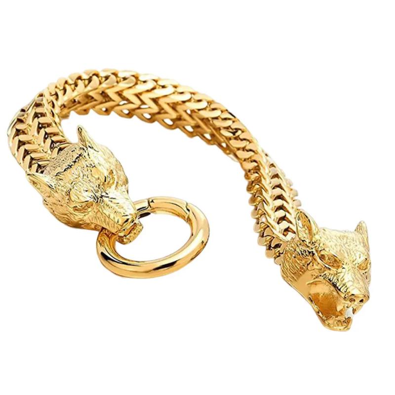 Vintage Style Metal Bracelet Stainless Steel Rustproof Party Mesh Chains