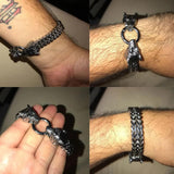 Vintage Style Metal Bracelet Stainless Steel Rustproof Party Mesh Chains