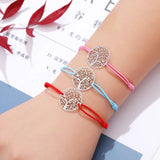 12 Colors Charm Silver Pendent Bracelet Party Jewelry Rope Chain for Women