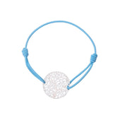 12 Colors Charm Silver Pendent Bracelet Party Jewelry Rope Chain for Women