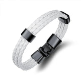 3-Layer Leather Bracelets & Bangles Men Charm Jewelry