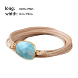 Bohemian Adjustable Rope Wrist Hand Jewelry Stone Bracelet