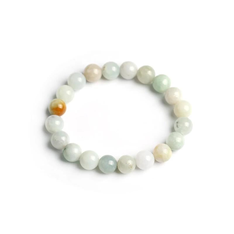 Stone Jade Bracelets Women Beaded Crystal Hand Chain Accessory Jewelry Gift