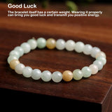 Stone Jade Bracelets Women Beaded Crystal Hand Chain Accessory Jewelry Gift