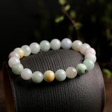 Stone Jade Bracelets Women Beaded Crystal Hand Chain Accessory Jewelry Gift