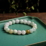 Stone Jade Bracelets Women Beaded Crystal Hand Chain Accessory Jewelry Gift