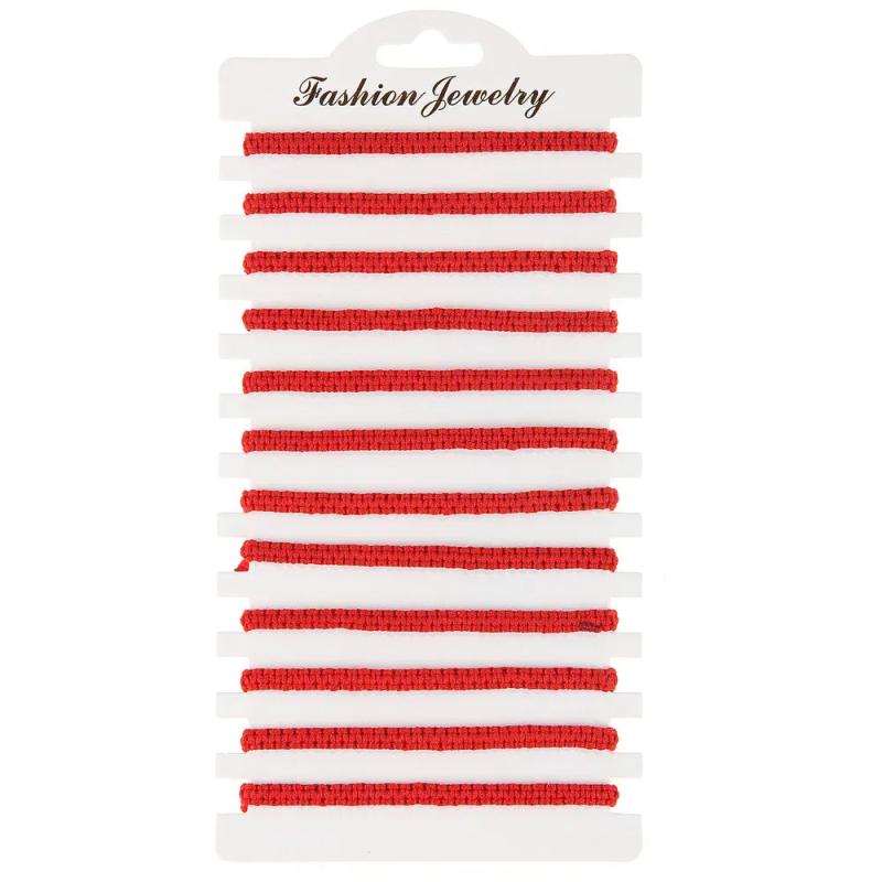 12pcs Red Braided Rope Bracelet Lucky Blessing Prayer Couples Jewelry