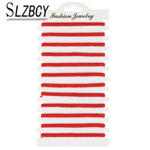 12pcs Red Braided Rope Bracelet Lucky Blessing Prayer Couples Jewelry