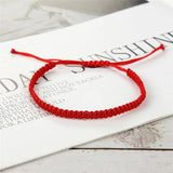 12pcs Red Braided Rope Bracelet Lucky Blessing Prayer Couples Jewelry