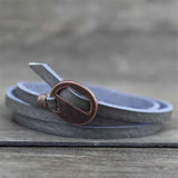 Vintage Multilayer Wrap Leather Bracelet Unisex Bangle