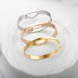 Stainless Steel Chain Link Buckle Bracelet Bangle Punk Jewelry