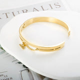 Stainless Steel Chain Link Buckle Bracelet Bangle Punk Jewelry