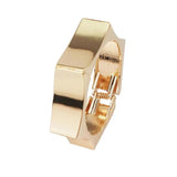 Geometric Statement Metal Cuff Bangle Bracelet