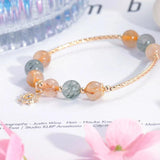 Rudder Zircon Charm Bracelets Crystal Beads Female Jewelry