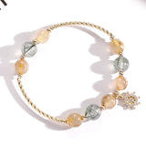 Rudder Zircon Charm Bracelets Crystal Beads Female Jewelry