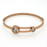 Crystal Bracelet Stainless Roman Bangles Love Jewelry