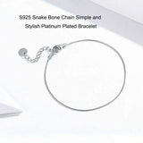 Silver Bracelet Wrist Brace Hand Pendent Smooth Surface Plating
