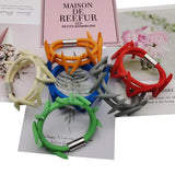 Punk Style Rubber Bracelet for Women