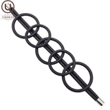 Rubber Bracelets Charm Bangles Chain Rope Goth Accessories
