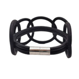 Rubber Bracelets Charm Bangles Chain Rope Goth Accessories