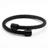 Stainless Steel Open Cuff Bangles Vintage Mesh Charm Bracelets