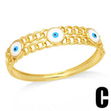 Geometric Devil's Eye Bracelet Jewelry