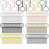 Plated Metal Keychain Ring Split Ring Key Holder