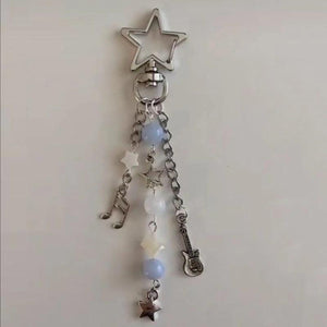 Star Key Chain Y2K Car Keychain Romantic Sweet