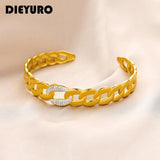 Vintage Twisted Rhinestone Bangle for Women - Adjustable Girls Jewelry
