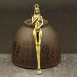 Brass Keychain Earpick Beauty Women Keychain Pendants