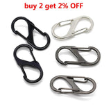 8 Shaped Key Chain Ring Holder Metal Hook S Shaped Key Rings Clasps Hook Chain