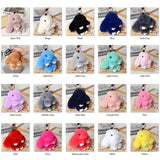 Plush Rabbit Keychain for Women Faux Fur Bunny Hare Key Chain Bag Trinket Gift