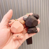 Bear Doll Key Chain Silicone Car Couple Key Pendant