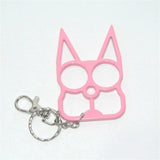 Cat Face Keychain Animal Opener Screwdriver Keyring Bag Purse Car Key Chains