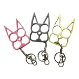 Cat Face Keychain Animal Opener Screwdriver Keyring Bag Purse Car Key Chains