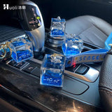 Cloud Keychain Liquid Floatation Small Sky Keyring Car Pendant