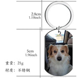 Personalized Pet Photo Buckle Lettering Keychain
