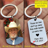 Personalized Pet Photo Buckle Lettering Keychain