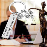 Lawyer Graduation Gift She Believed She Could So She Did Keychain