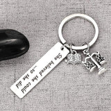 Lawyer Graduation Gift She Believed She Could So She Did Keychain