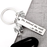 Lawyer Graduation Gift She Believed She Could So She Did Keychain
