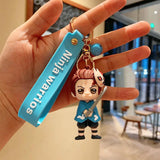 Demon Slayer Nezuko Tanjirou Key Chain Doll Pendant Anime Bag Car Keyrings