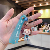 Demon Slayer Nezuko Tanjirou Key Chain Doll Pendant Anime Bag Car Keyrings